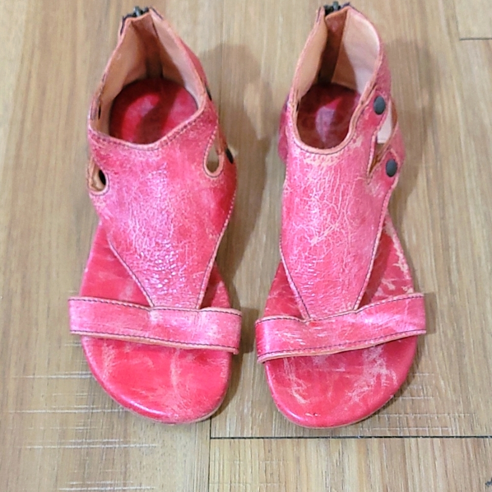 Bed/Stu distressed sandals size 8